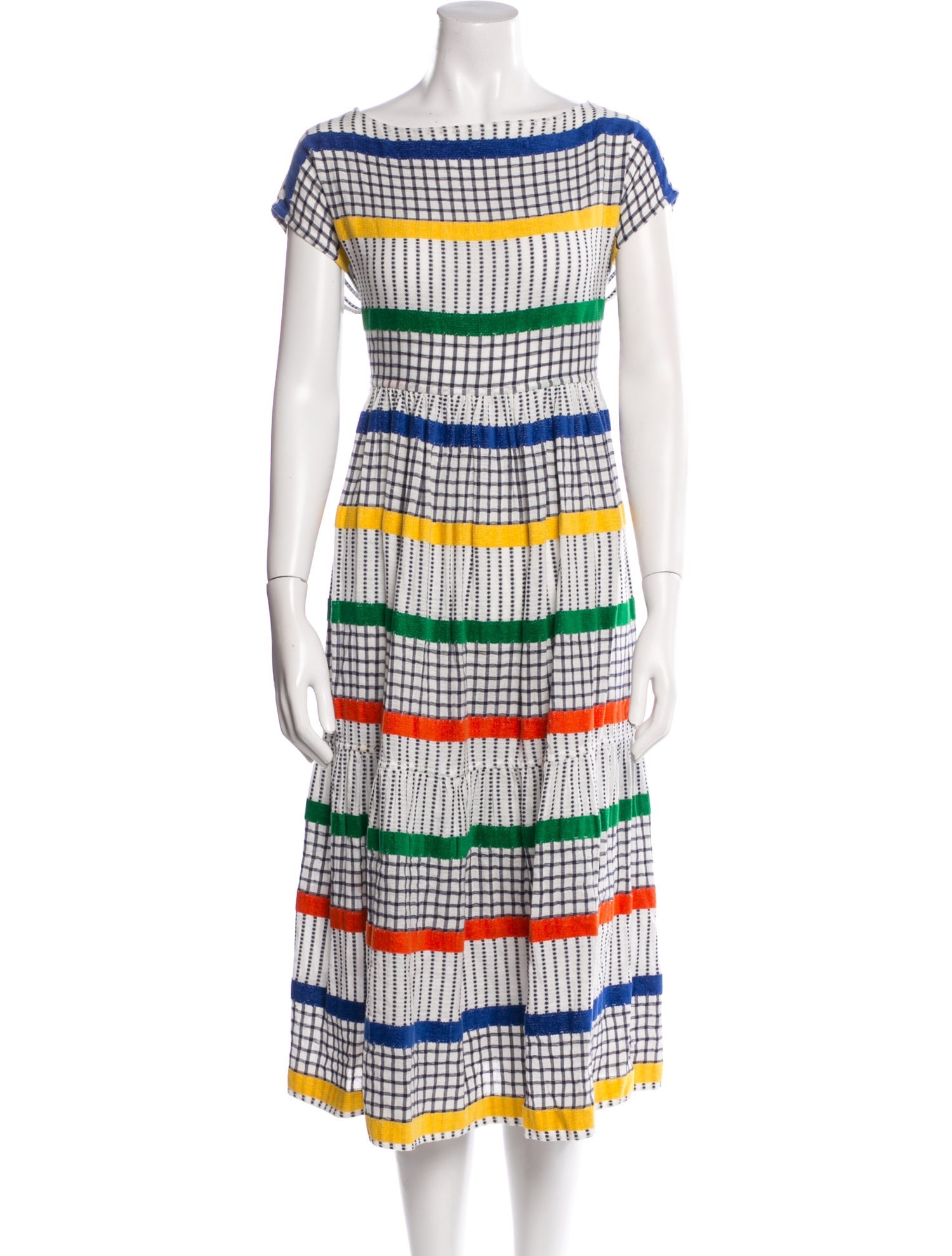 Ace & Jig Striped Midi Length Dress