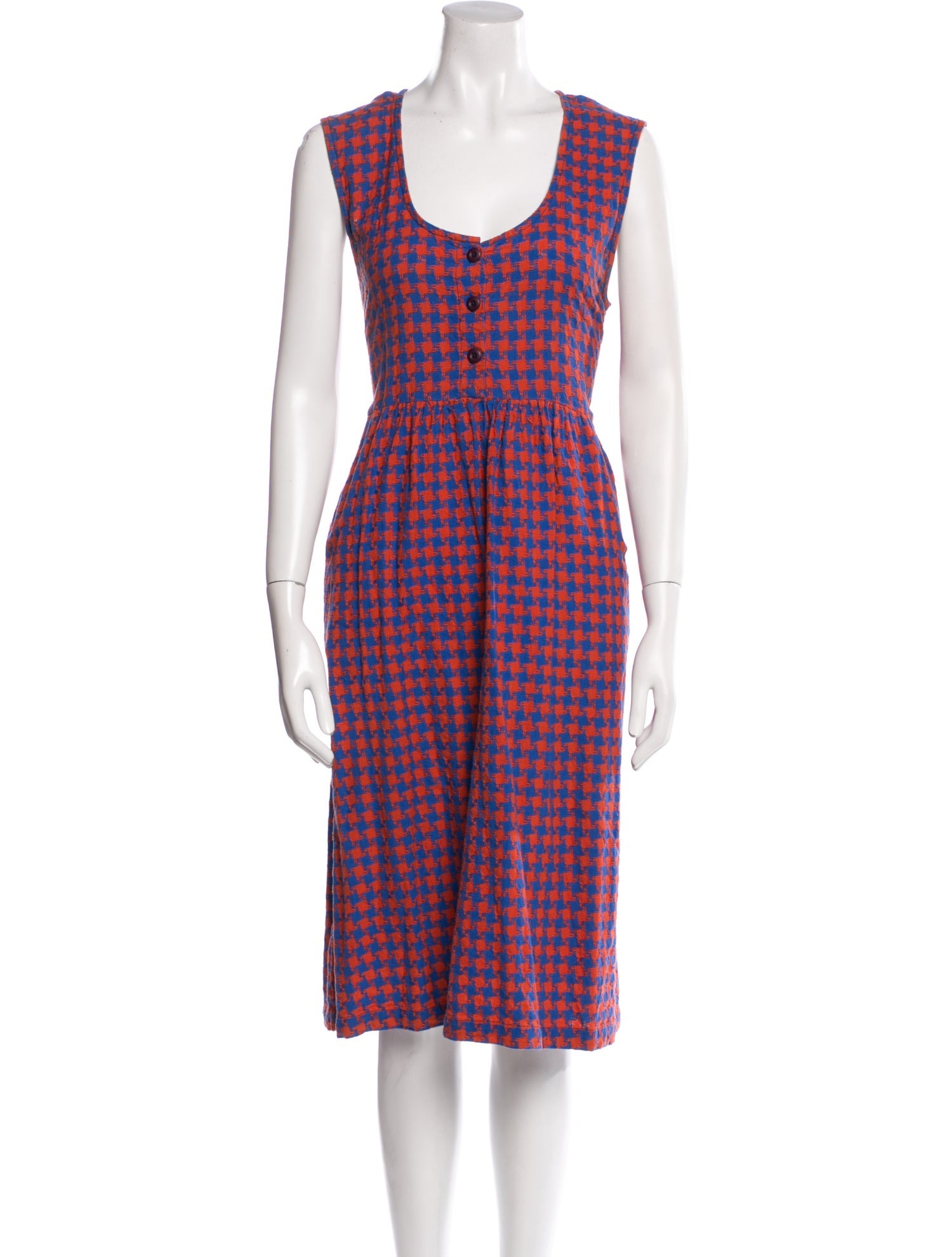 Ace & Jig Plaid Print Midi Length Dress