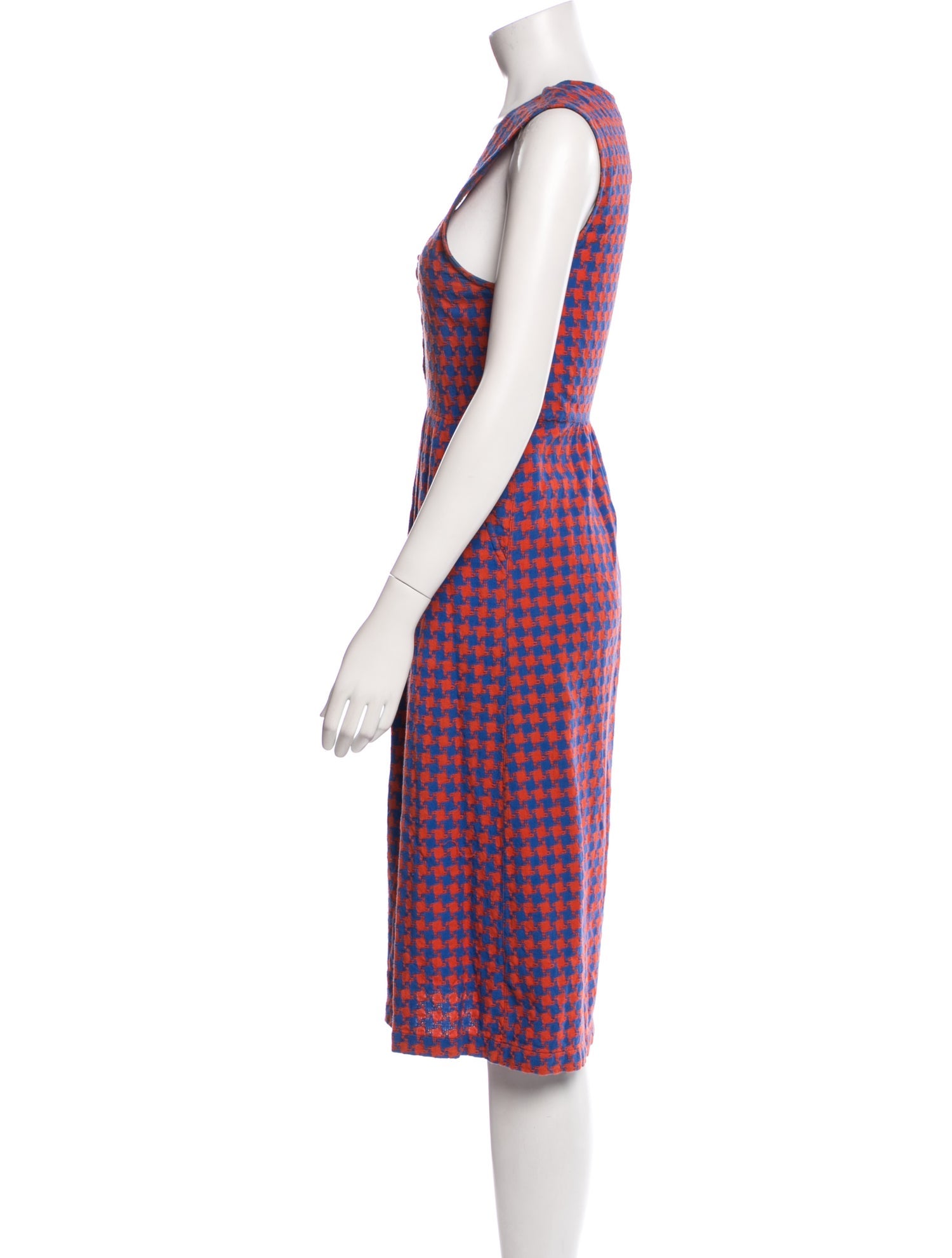 Ace & Jig Plaid Print Midi Length Dress