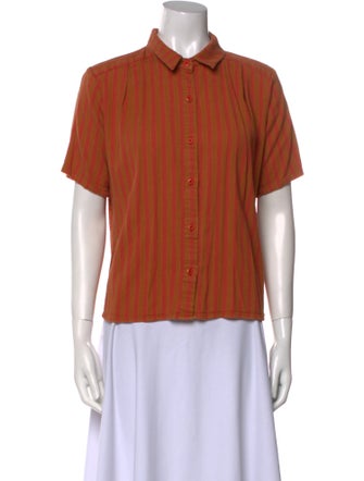 Ace & Jig Short Sleeve Button-Up Top