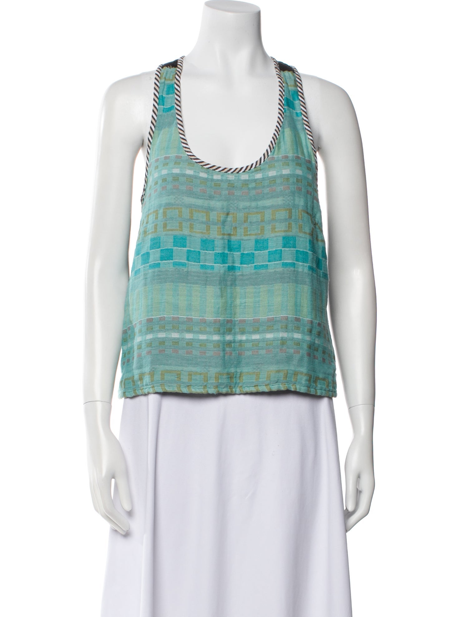 Ace & Jig Printed Scoop Neck Top