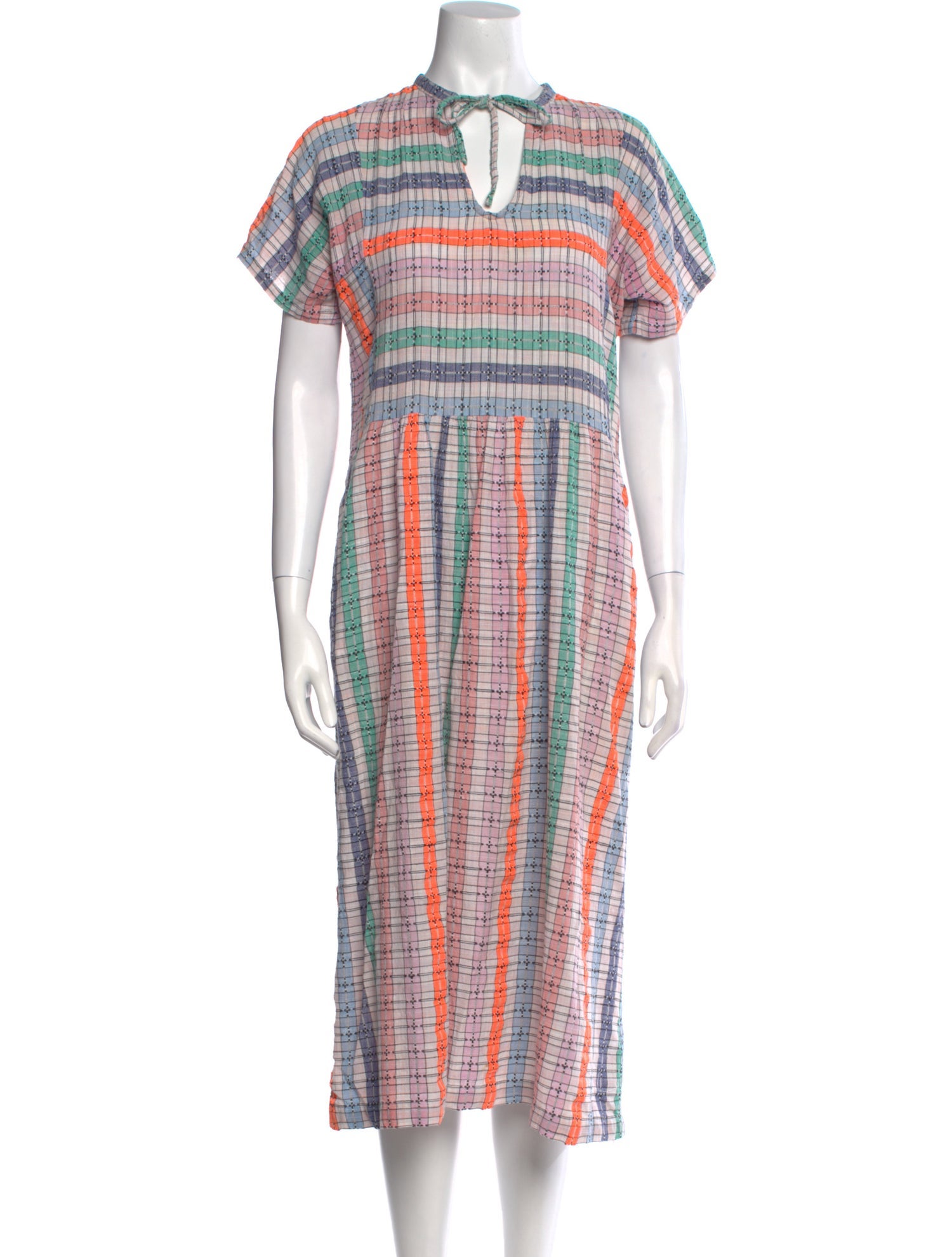 Ace & Jig Plaid Print Midi Length Dress