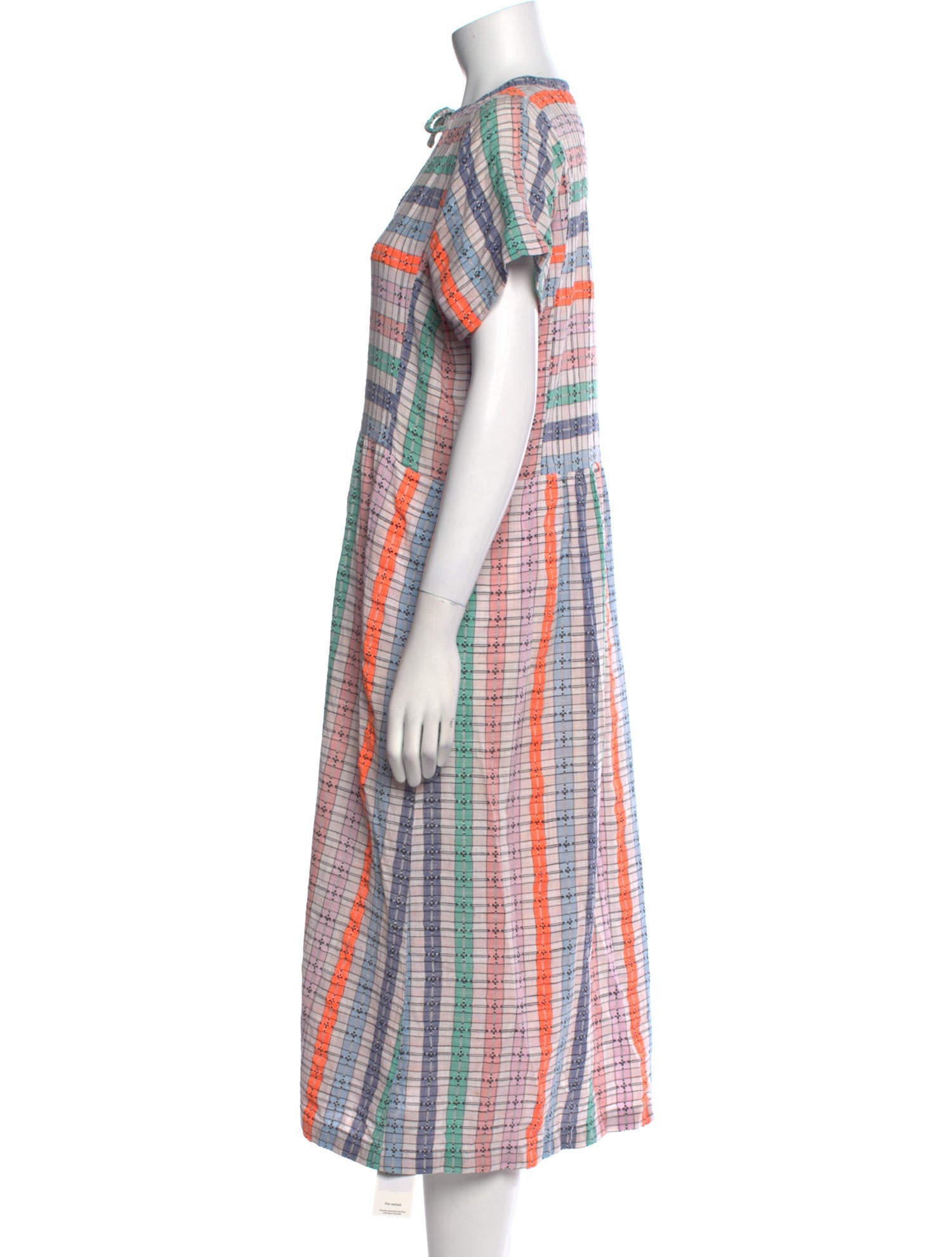 Ace & Jig Plaid Print Midi Length Dress