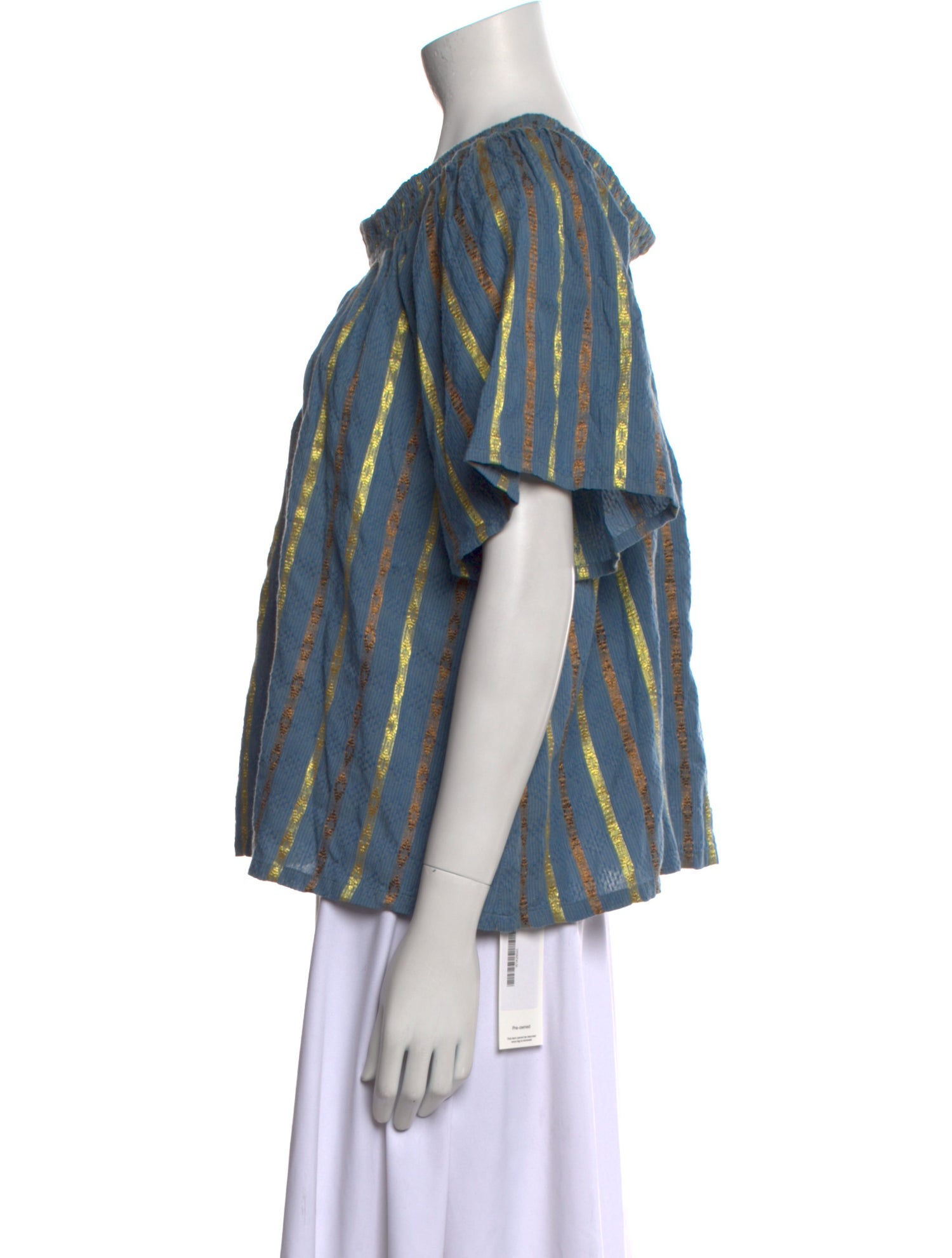 Ace & Jig Striped Scoop Neck Blouse