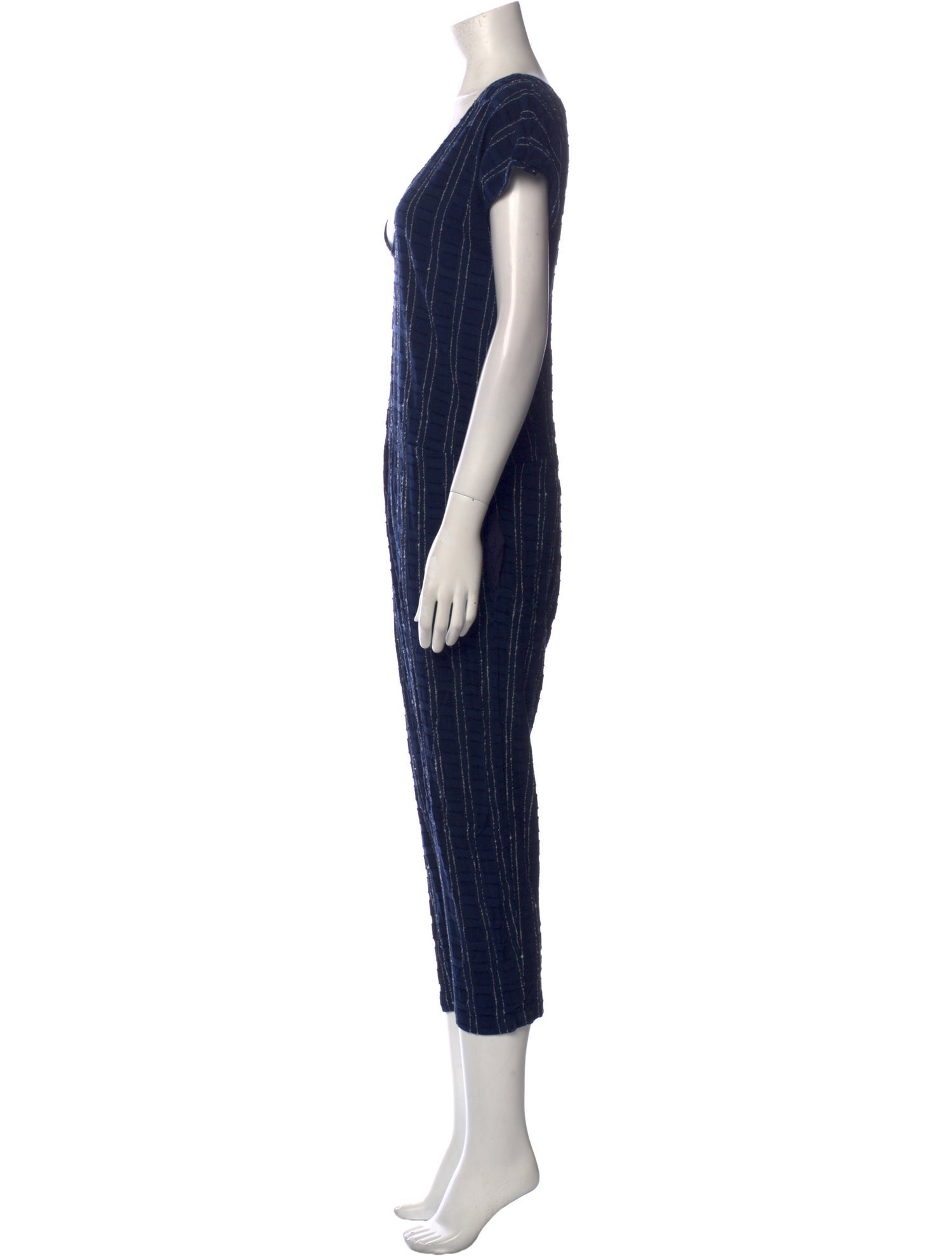 Ace & Jig Striped V-Neck Jumpsuit
