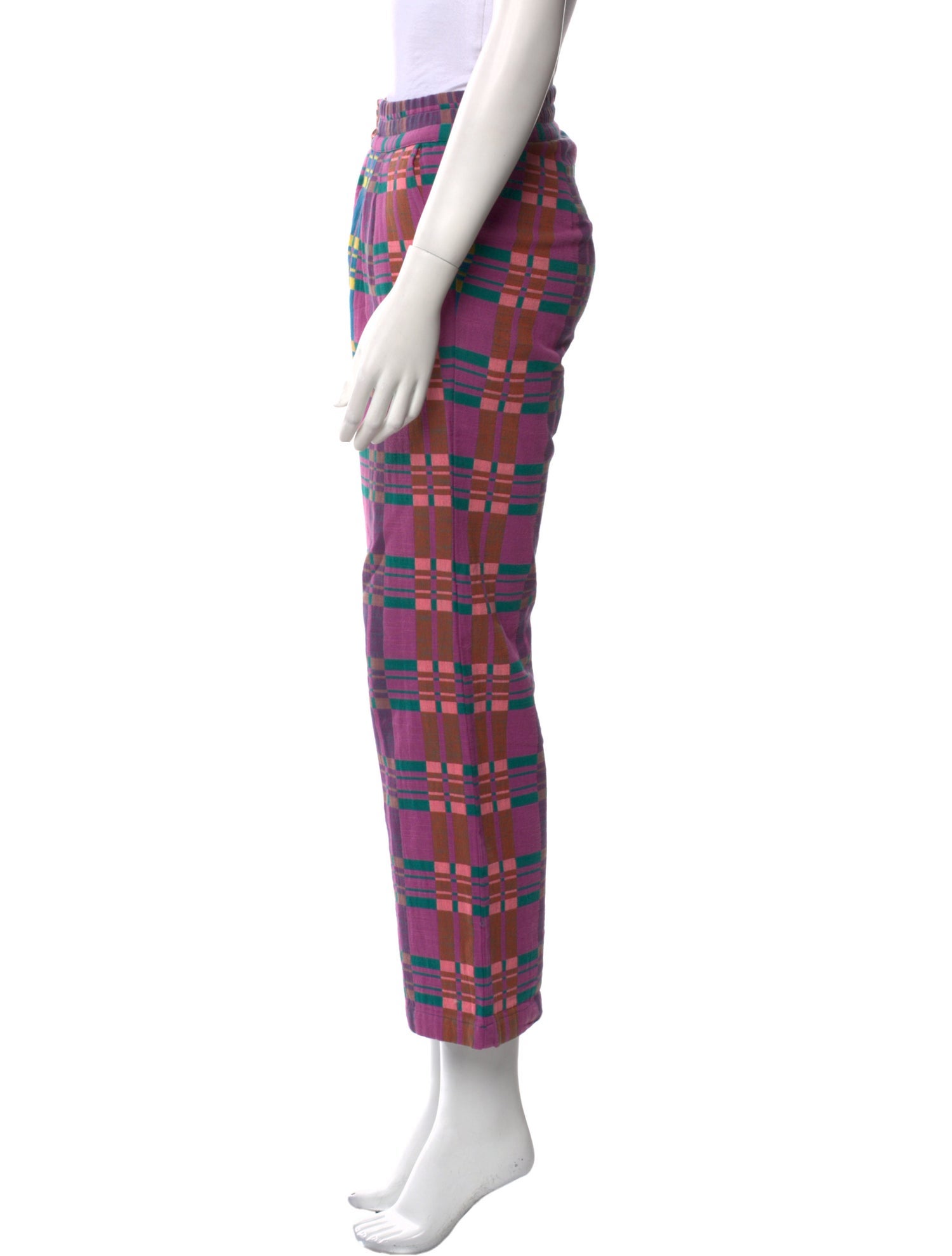 Ace & Jig Plaid Print Wide Leg Pants