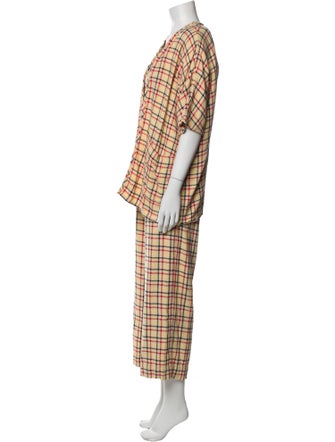 Ace & Jig Plaid Print Pant Set