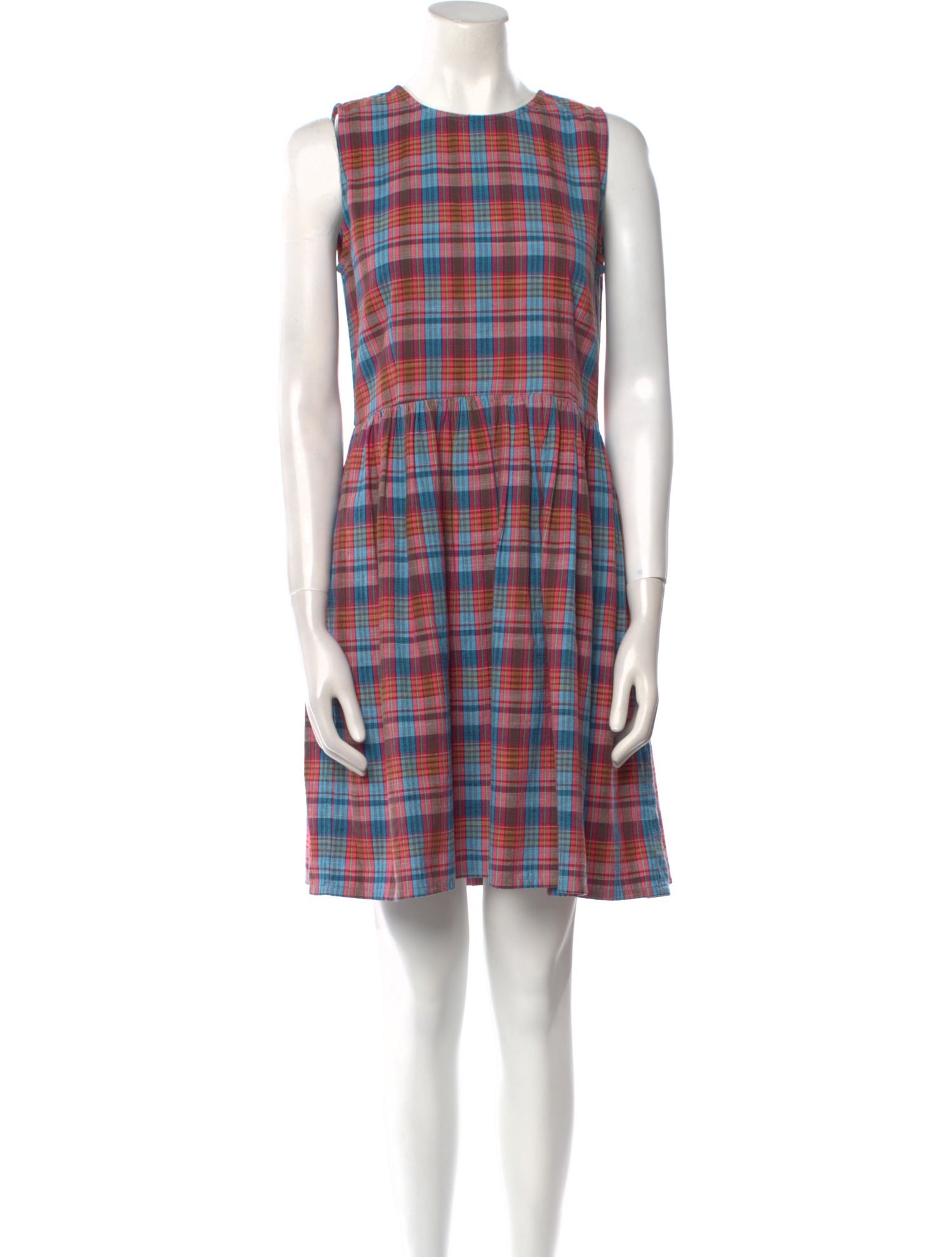 Ace & Jig Plaid Print Mini Dress