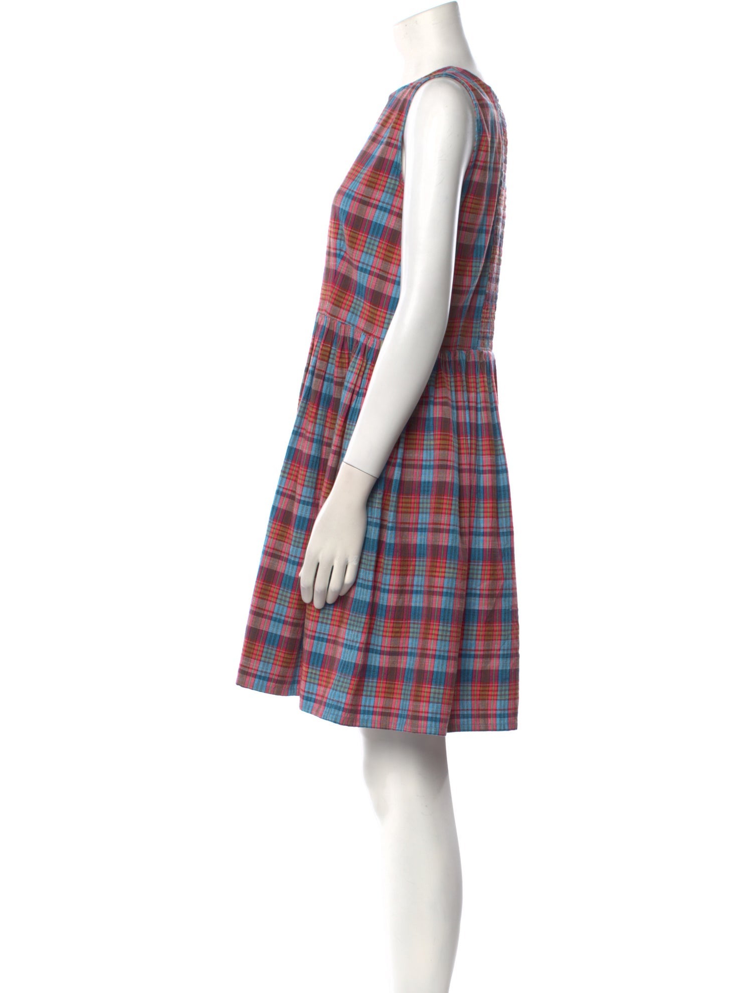 Ace & Jig Plaid Print Mini Dress
