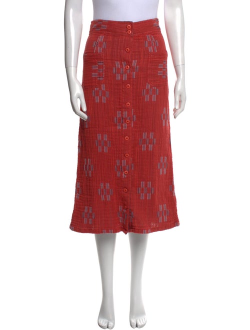 Ace & Jig Printed Midi Length Skirt