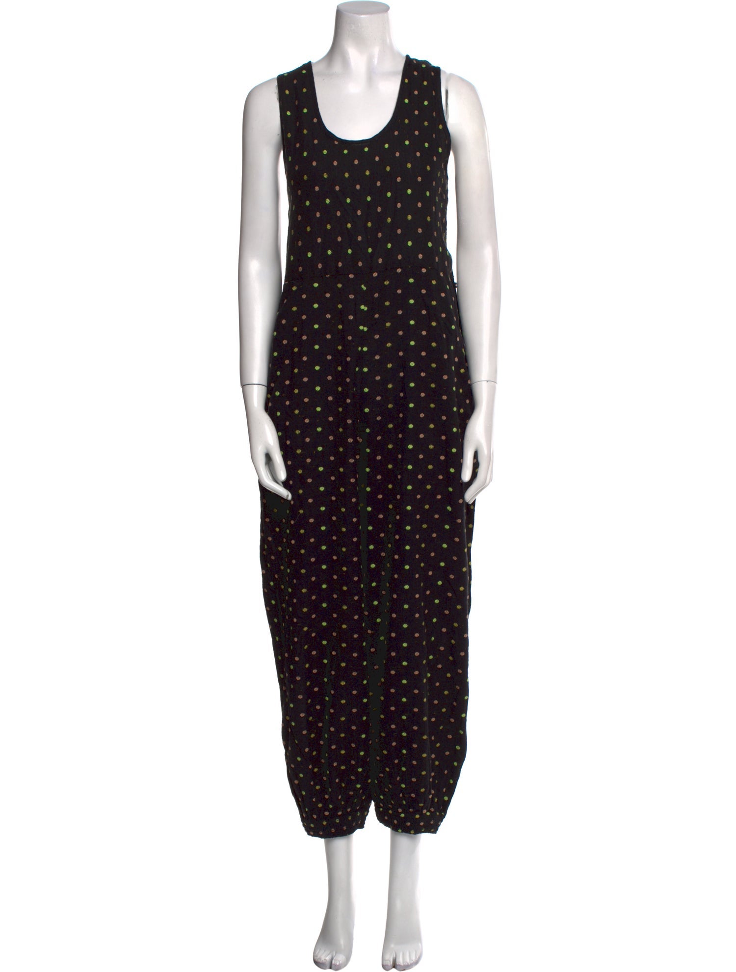 Ace & Jig Polka Dot Print Scoop Neck Jumpsuit