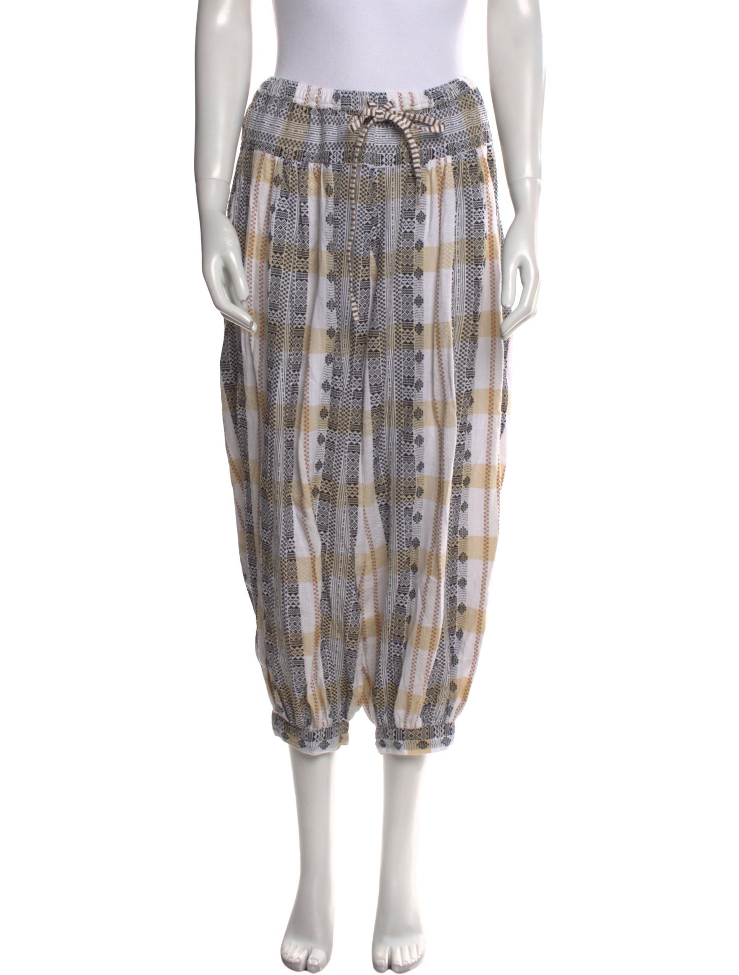 Ace & Jig Plaid Print Straight Leg Pants