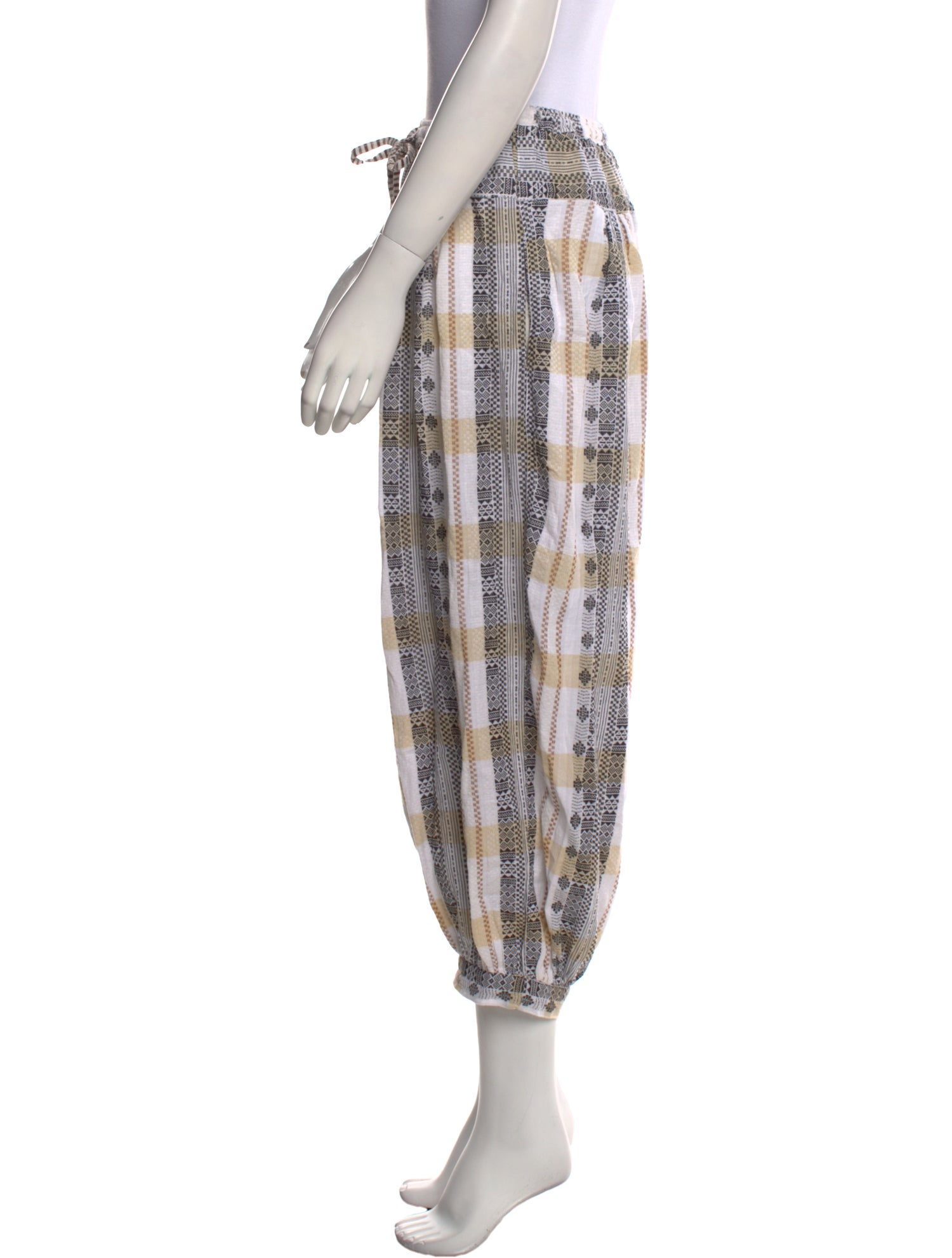 Ace & Jig Plaid Print Straight Leg Pants