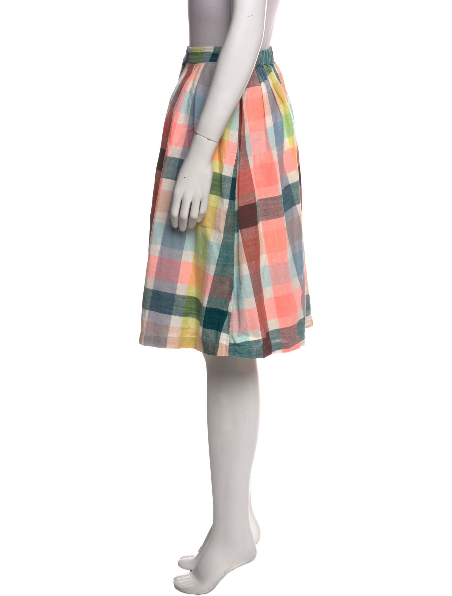 Ace & Jig Plaid Print Knee-Length Skirt