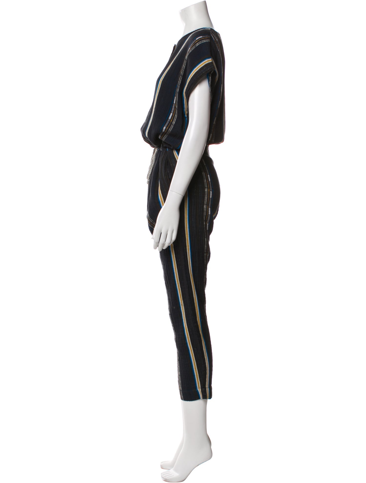 Ace & Jig Striped Crew Neck Jumpsuit