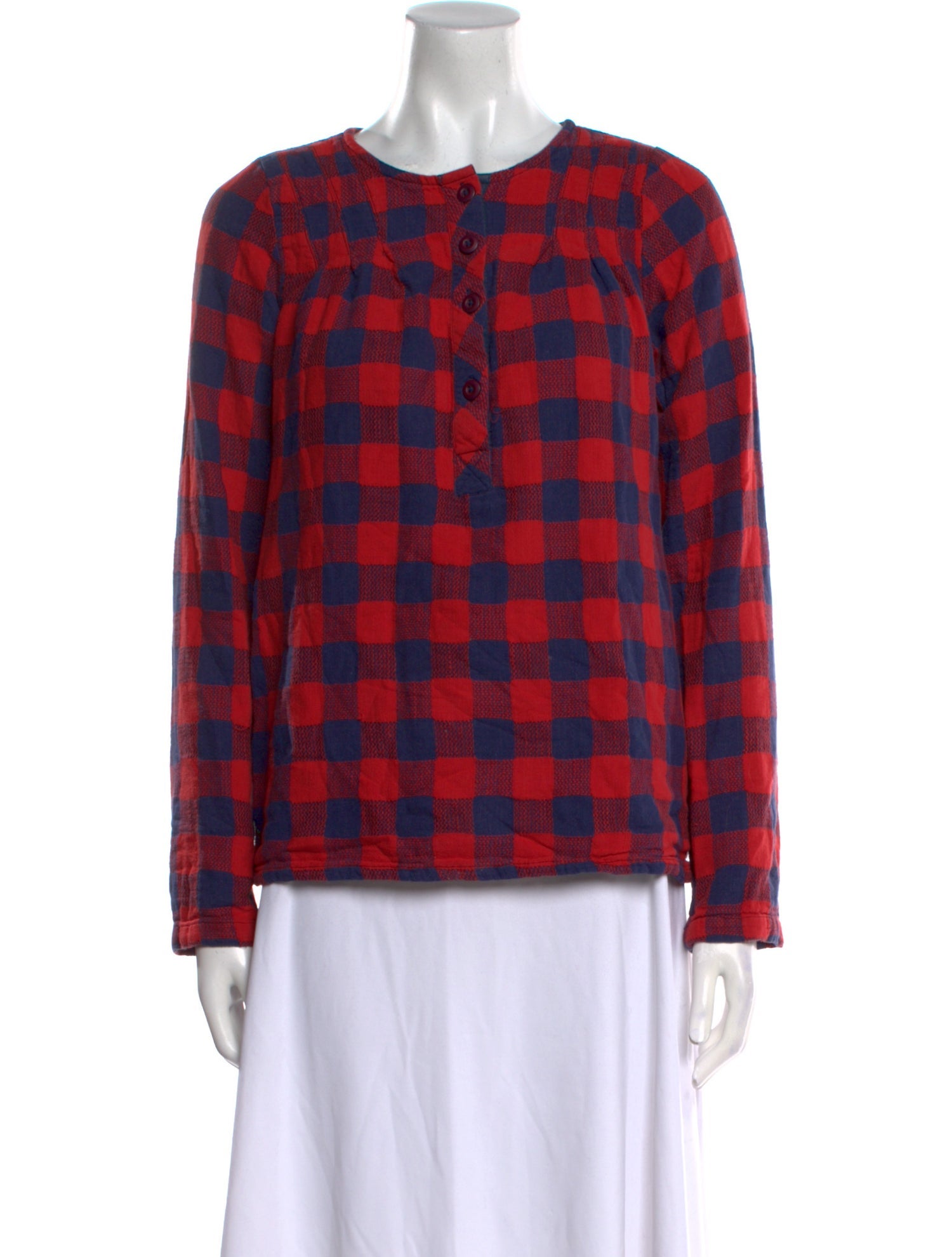 Ace & Jig Plaid Print Crew Neck Sweatshirt