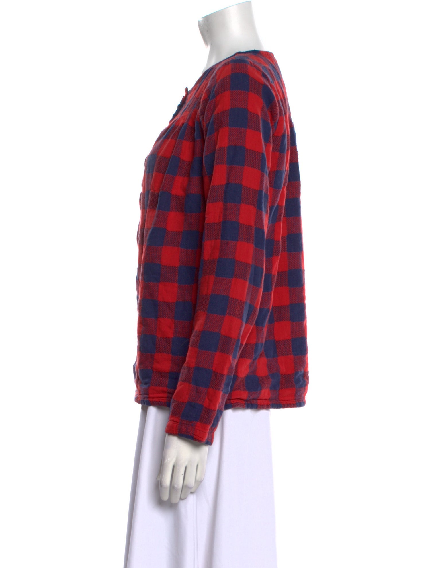 Ace & Jig Plaid Print Crew Neck Sweatshirt