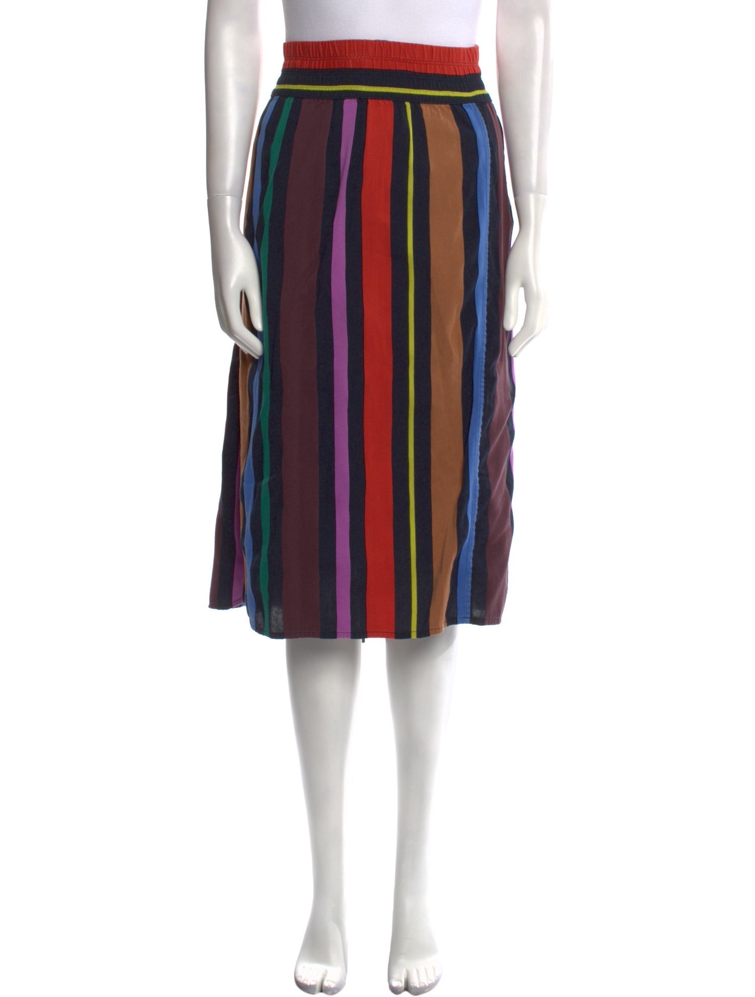 Ace & Jig Striped Knee-Length Skirt