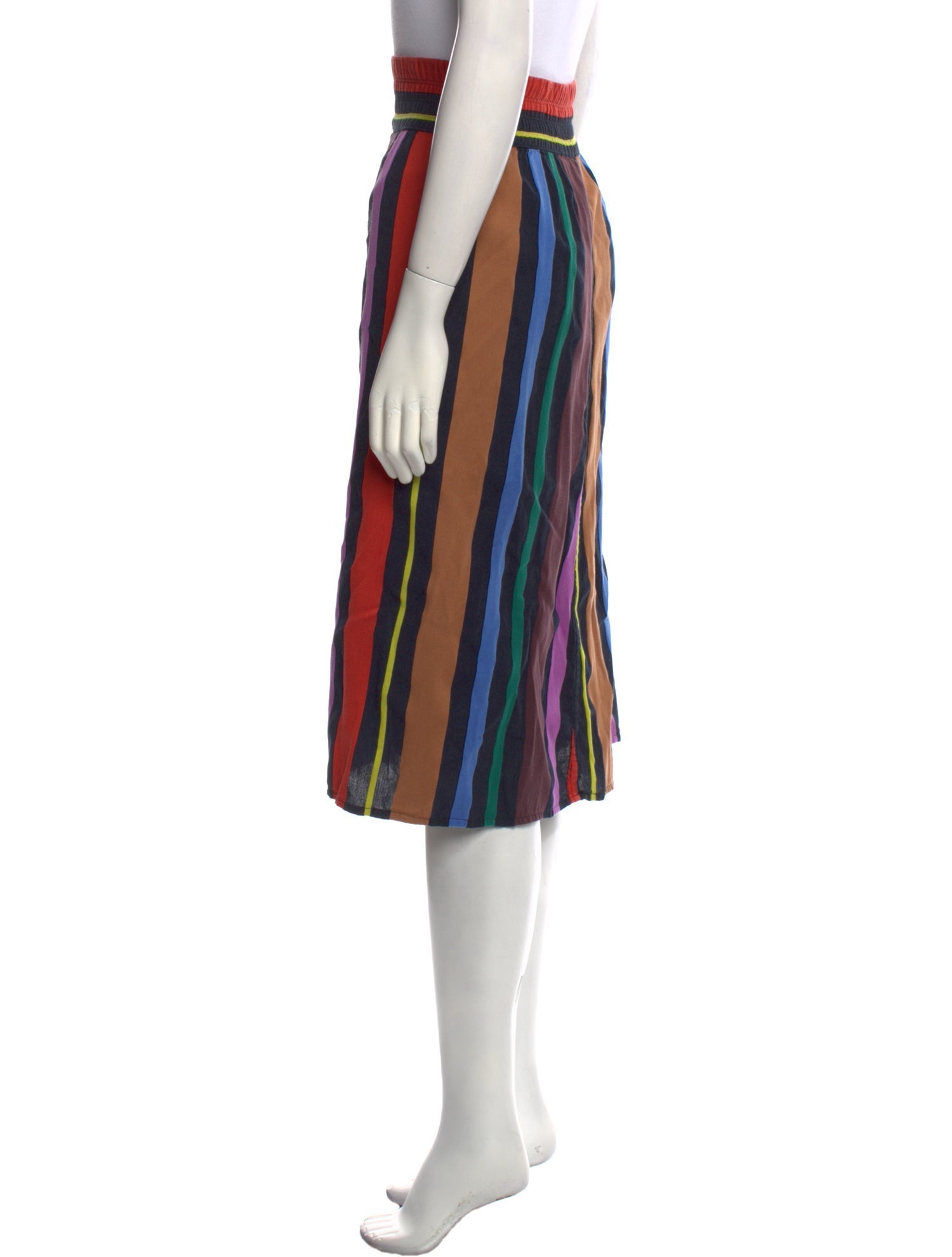 Ace & Jig Striped Knee-Length Skirt