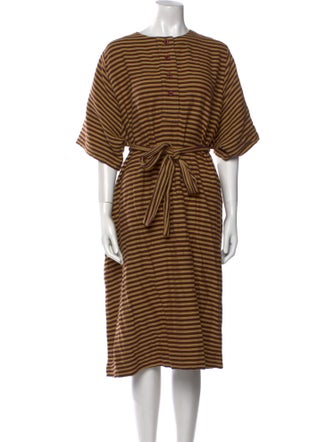 Ace & Jig Striped Midi Length Dress