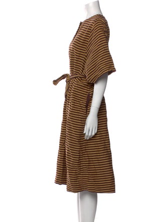 Ace & Jig Striped Midi Length Dress