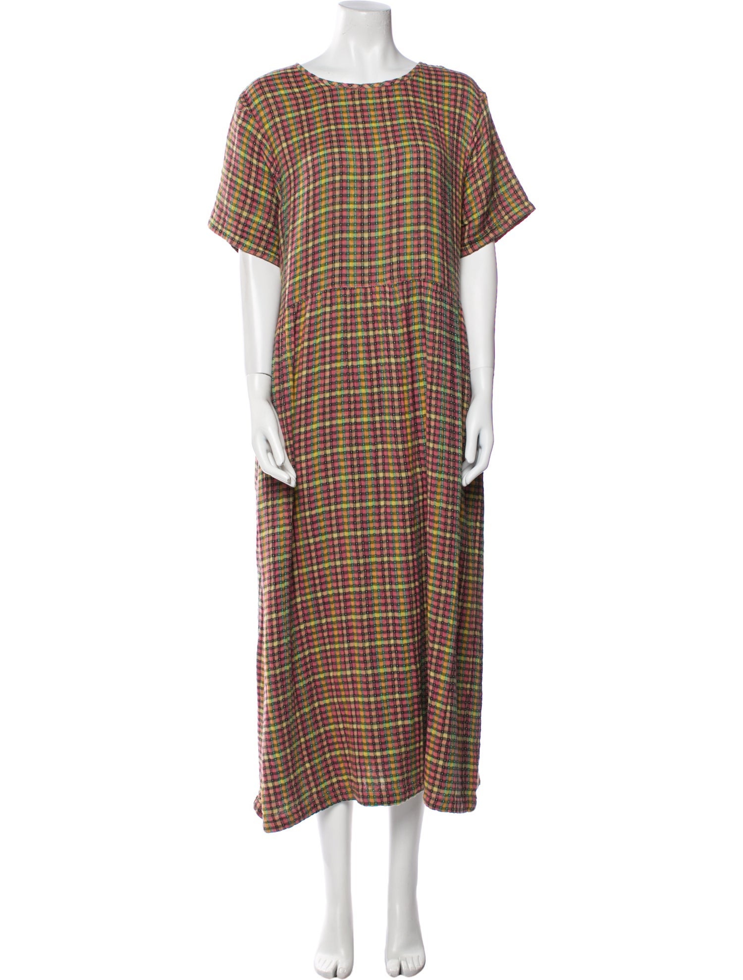 Ace & Jig Plaid Print Long Dress