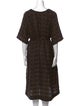 Ace & Jig Plaid Print Midi Length Dress