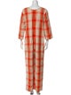 Ace & Jig Plaid Print Scoop Neck Jumpsuit