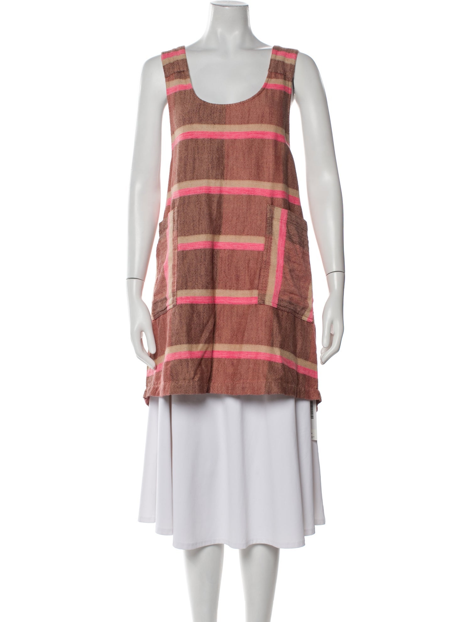 Ace & Jig Plaid Print Scoop Neck Tunic