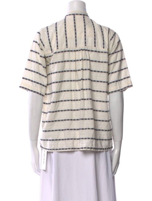 Ace & Jig Striped Mock Neck Blouse