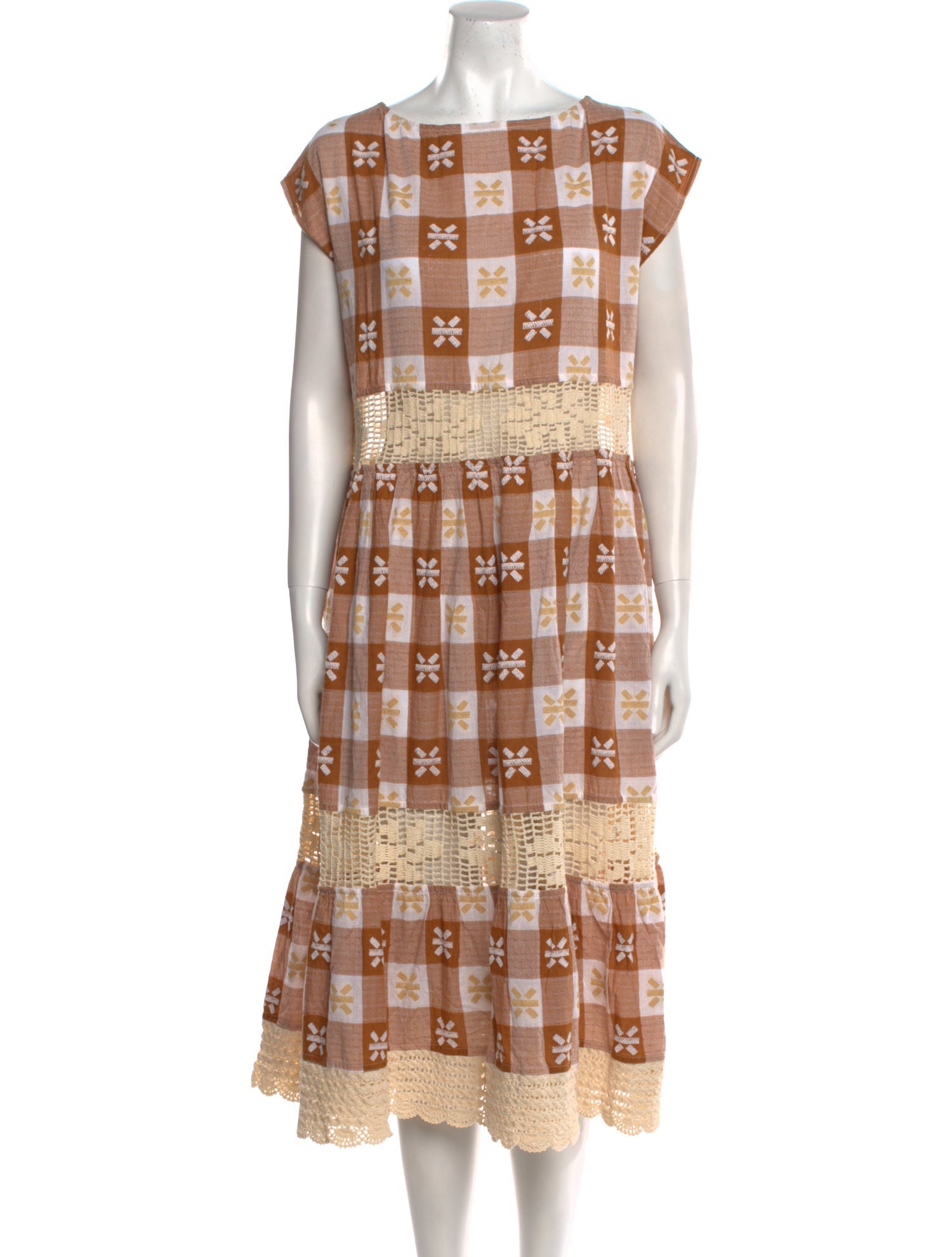 Ace & Jig Printed Midi Length Dress w/ Tags