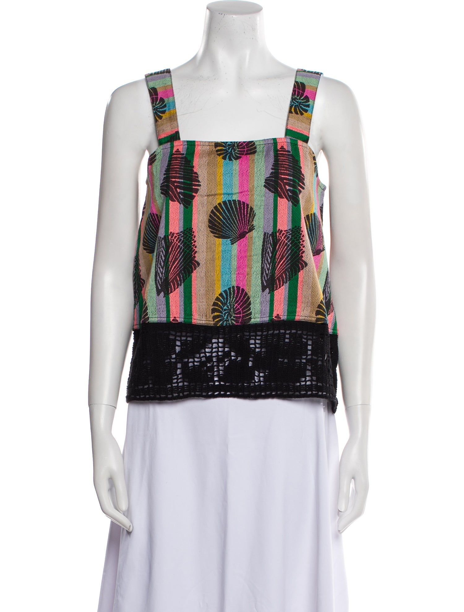 Ace & Jig Printed Square Neckline Top w/ Tags