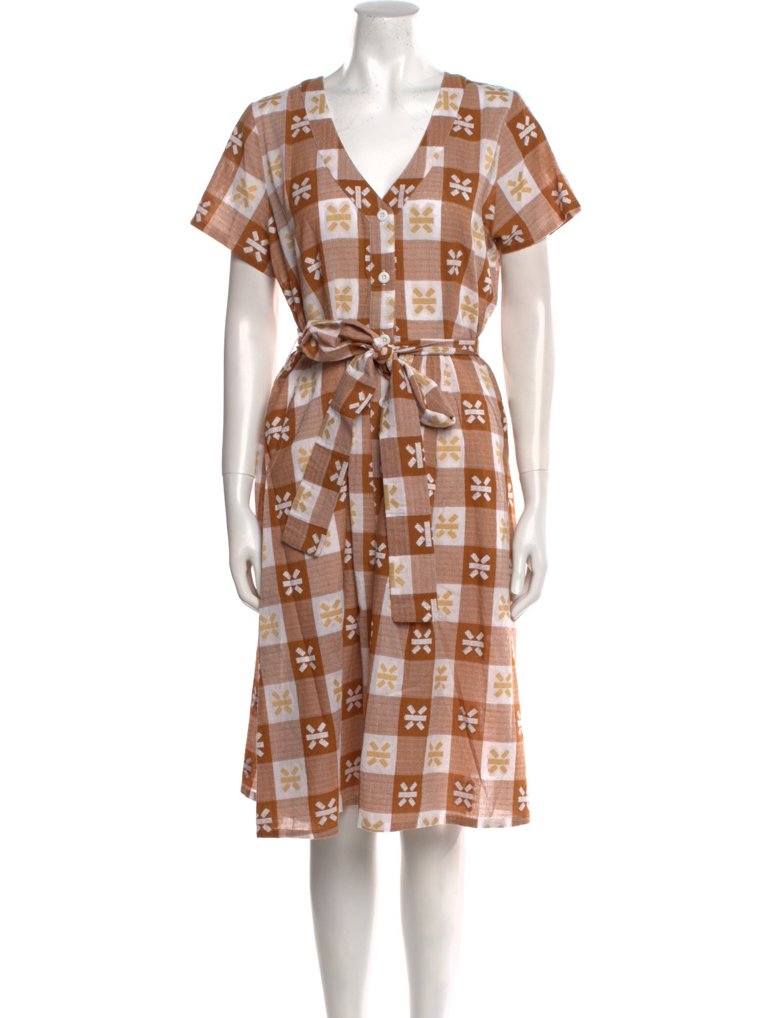 Ace & Jig Printed Midi Length Dress w/ Tags