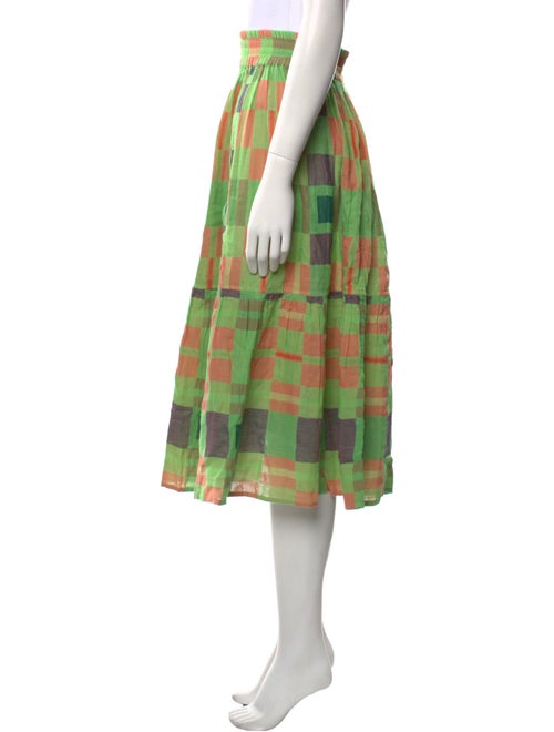 Ace & Jig Plaid Print Midi Length Skirt