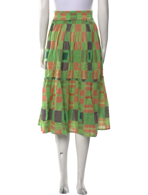 Ace & Jig Plaid Print Midi Length Skirt