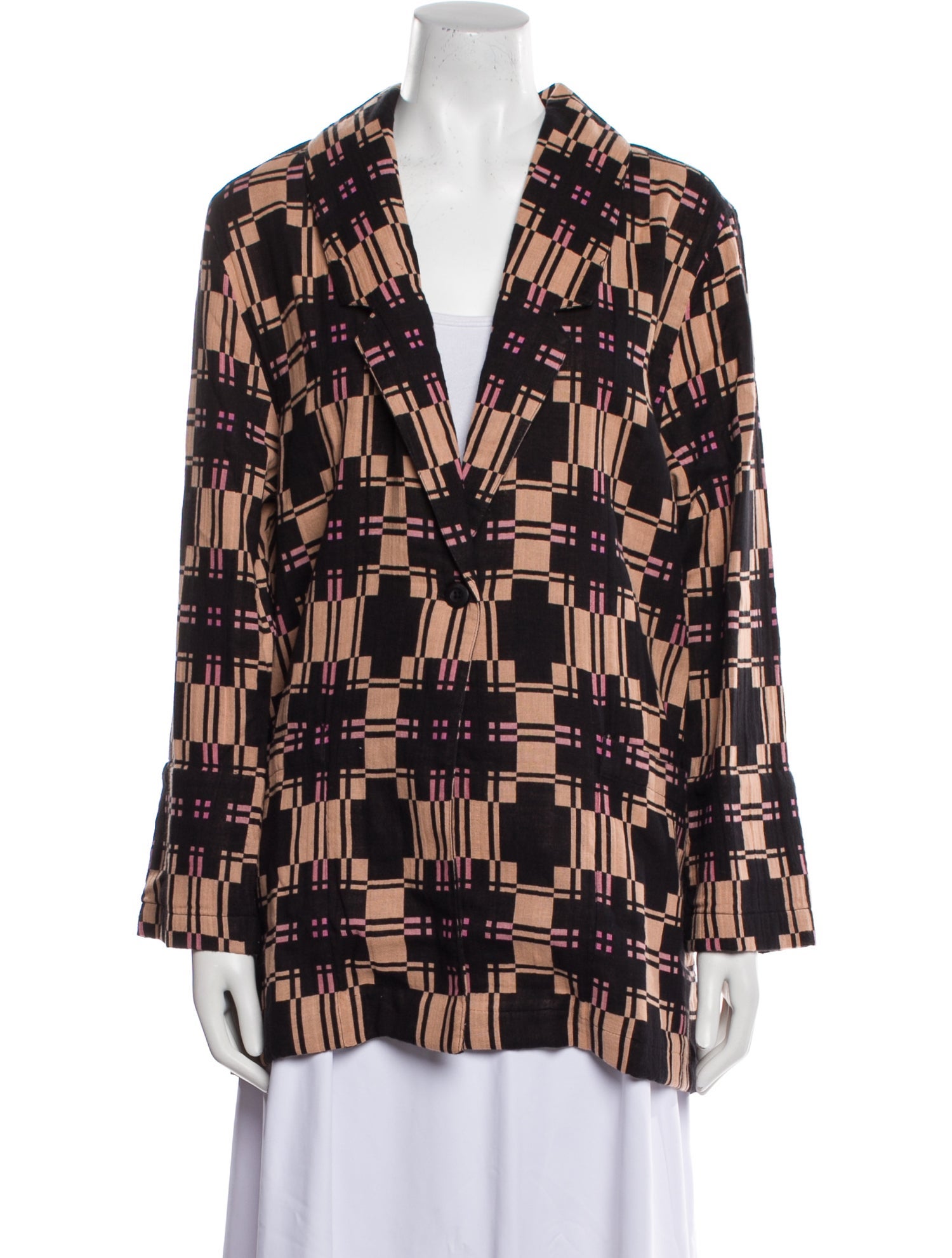 Ace & Jig Plaid Print Blazer w/ Tags