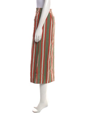 Ace & Jig Striped Midi Length Skirt