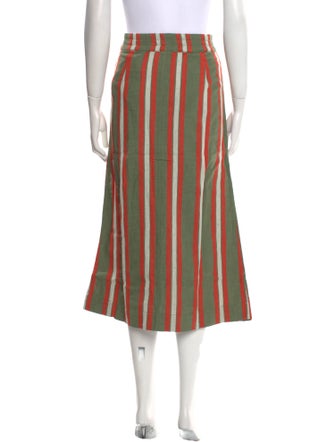 Ace & Jig Striped Midi Length Skirt