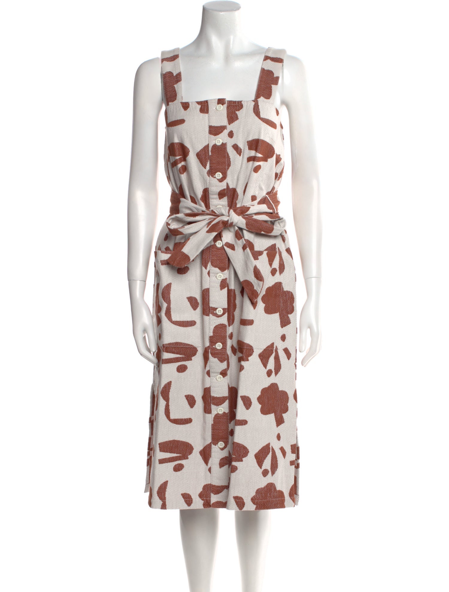 Ace & Jig Animal Print Midi Length Dress w/ Tags