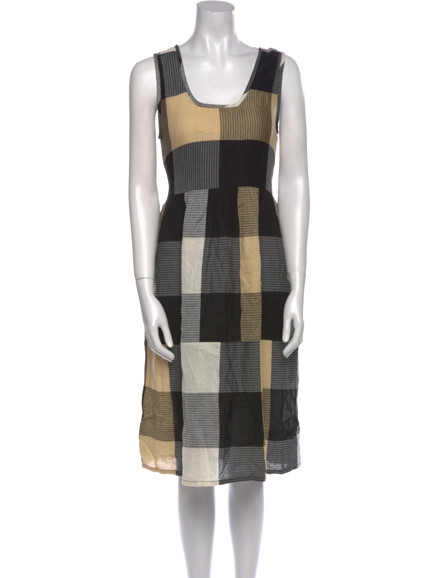 Ace & Jig Plaid Print Knee-Length Dress w/ Tags