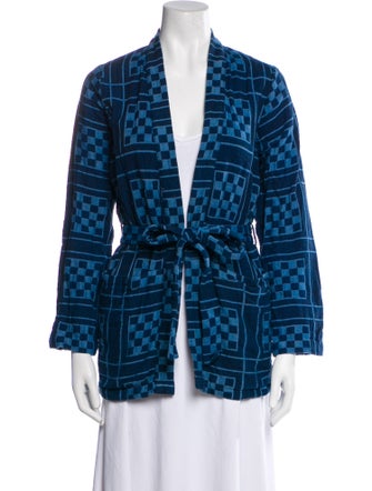 Ace & Jig Plaid Print Evening Jacket