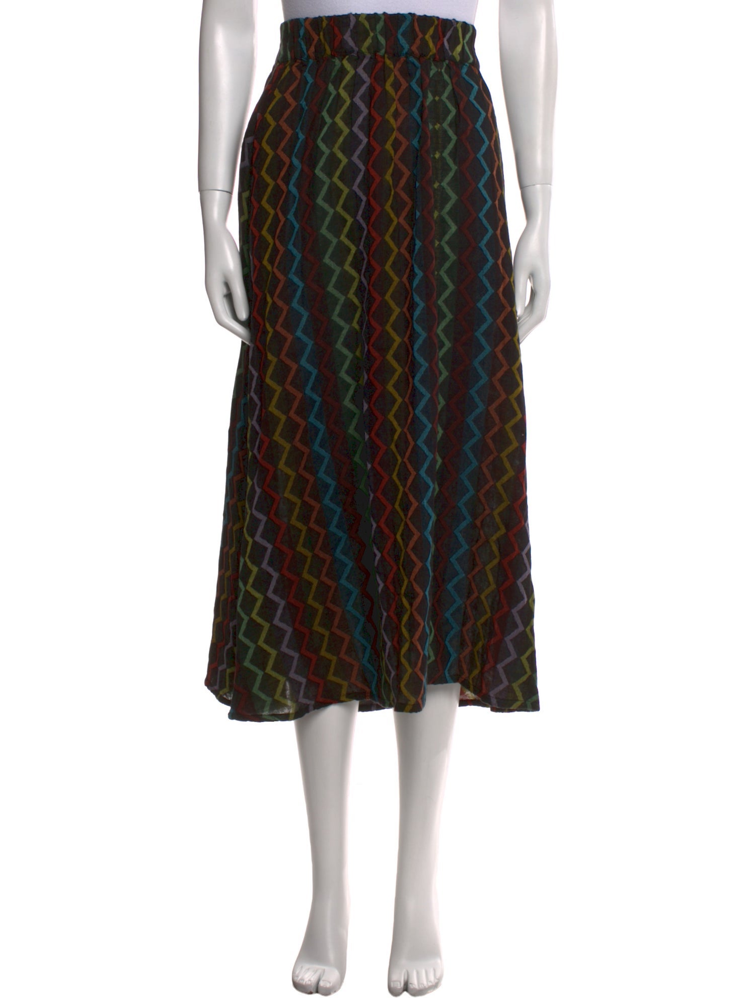 Ace & Jig Striped Midi Length Skirt