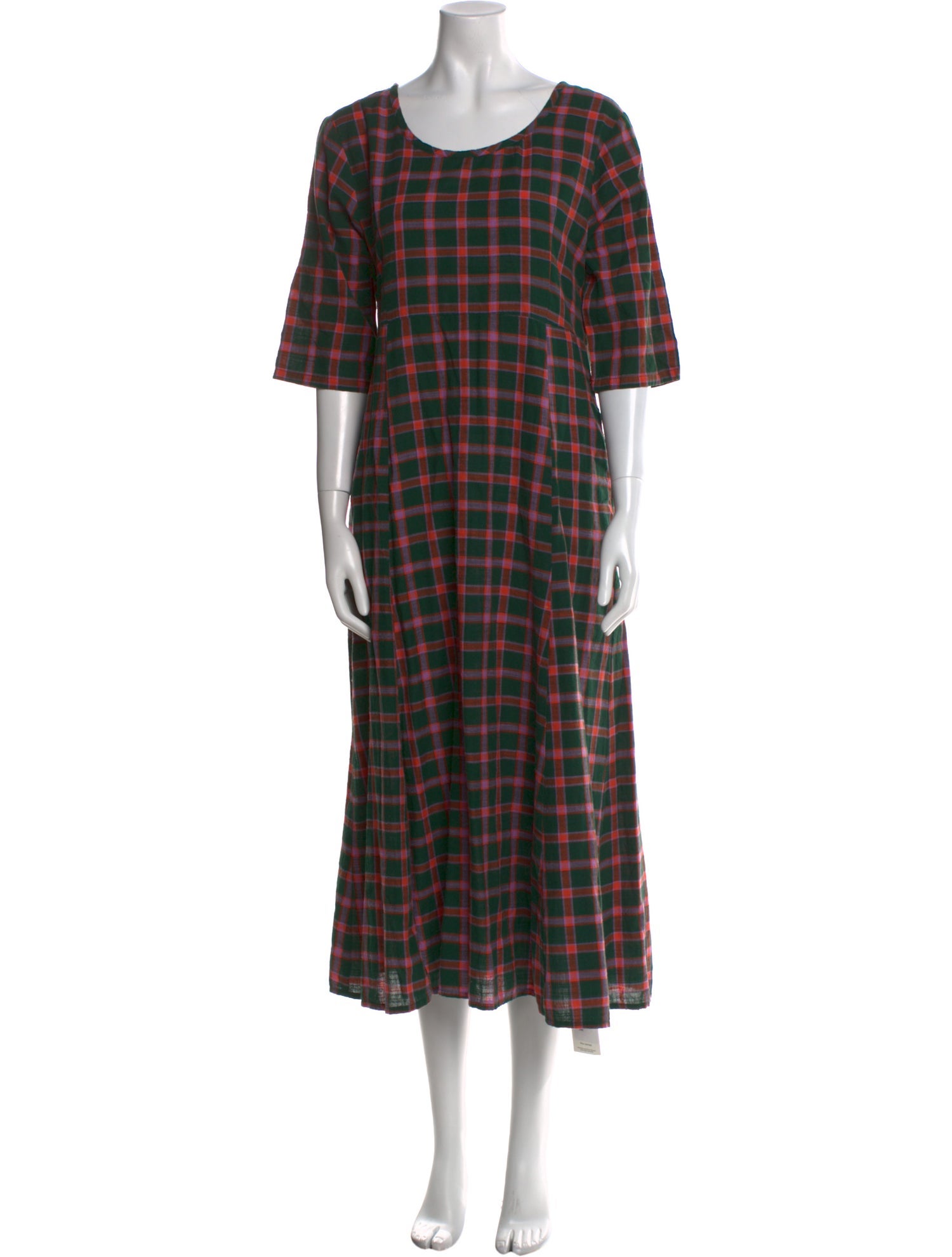 Ace & Jig Plaid Print Long Dress