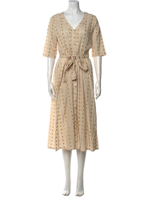 Ace & Jig Plaid Print Long Dress