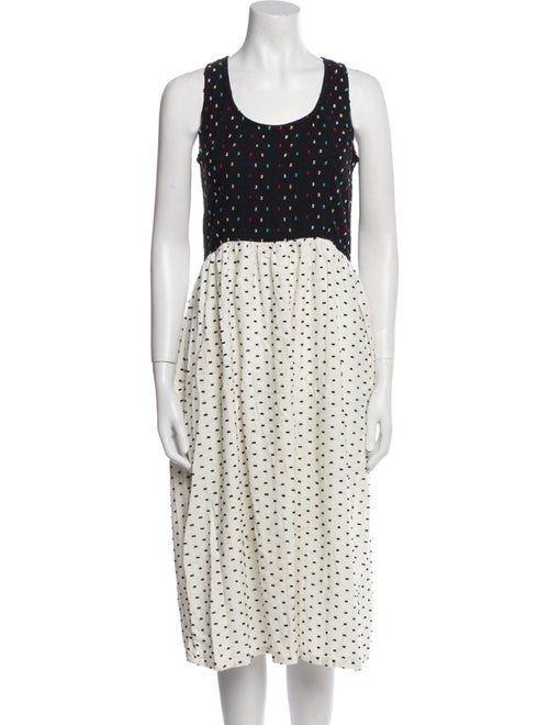 Ace & Jig Polka Dot Print Midi Length Dress