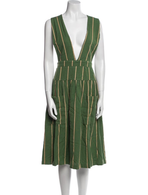 Ace & Jig Striped Midi Length Dress