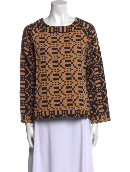 Ace & Jig Printed Scoop Neck Sweatshirt