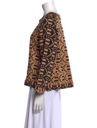 Ace & Jig Printed Scoop Neck Sweatshirt