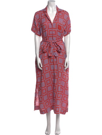 Ace & Jig Plaid Print Long Dress