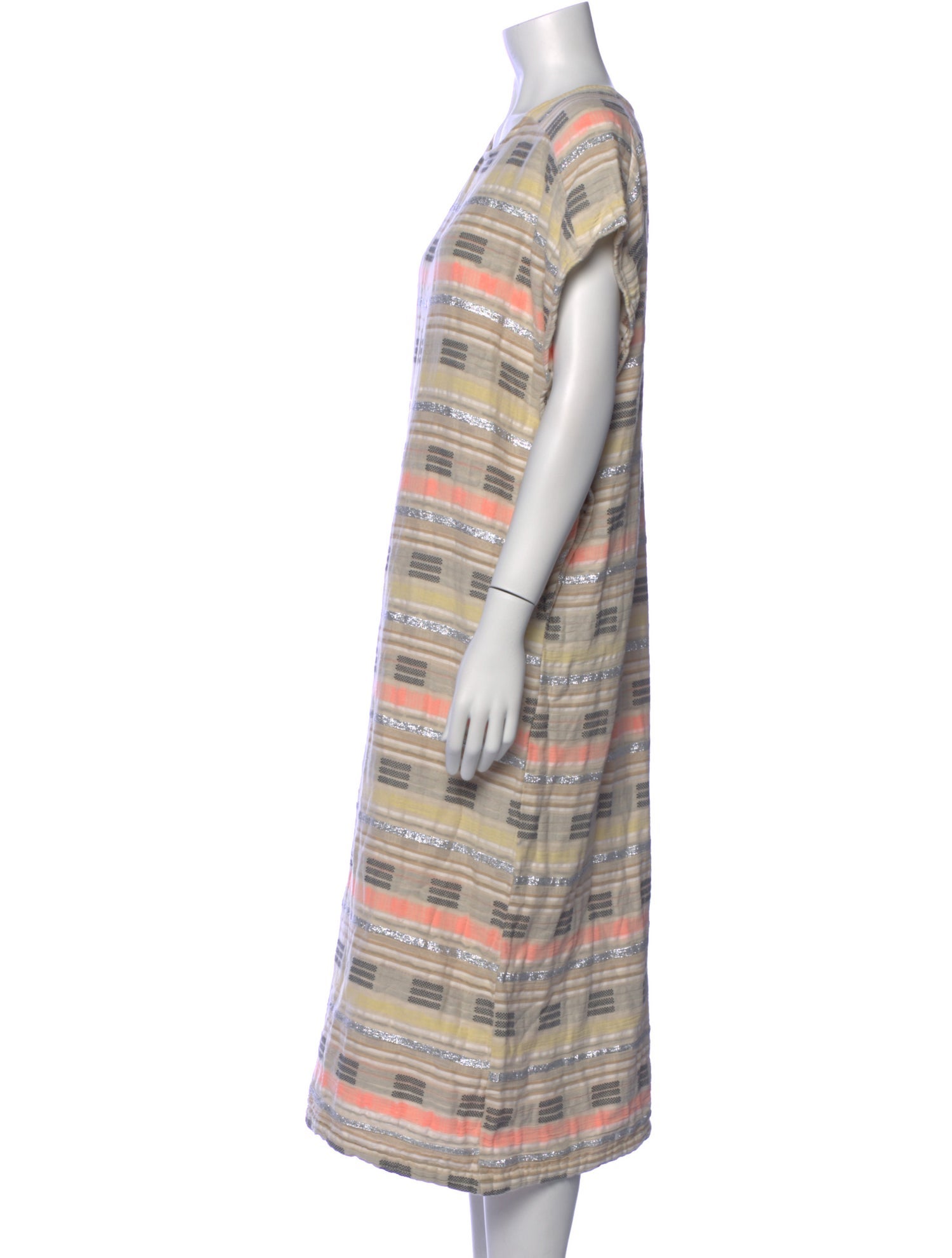 Ace & Jig Striped Midi Length Dress